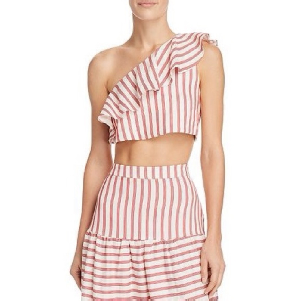 Paper London Striped Mawi Cropped Top